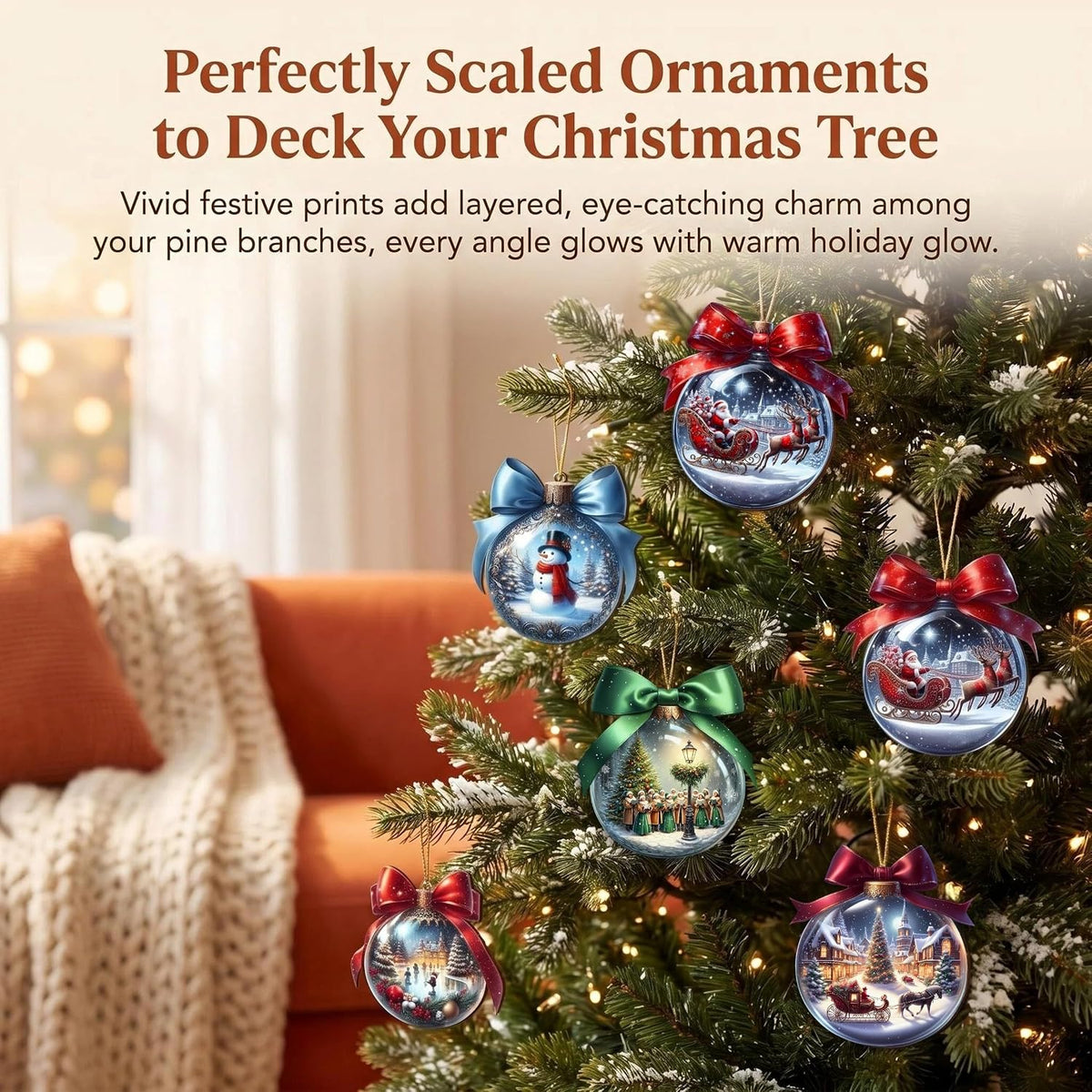12Pcs Vintage Christmas Ornaments
