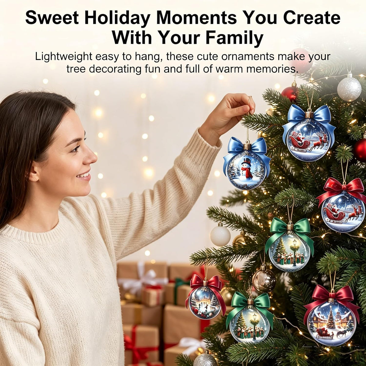 12Pcs Vintage Christmas Ornaments