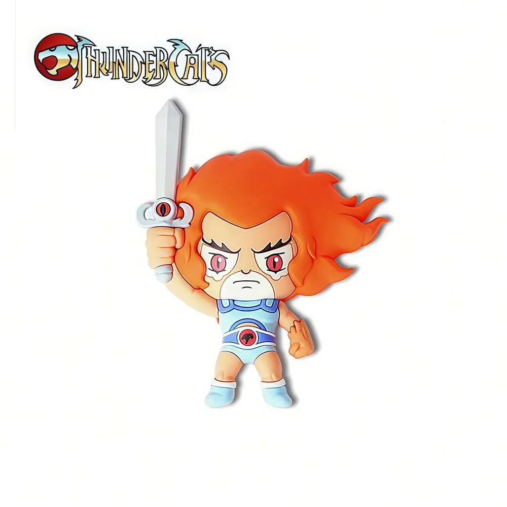 1PC Hasbro Officially Licensed Lion-O Retro Animation Style Thundercats Magnetic Refrigerator Sticker, Refrigerator Decorating Magnets, Magnets For Fridge, Decoration 3D Sticker Home Office Gift Collection 3D Classic IP Merchandise