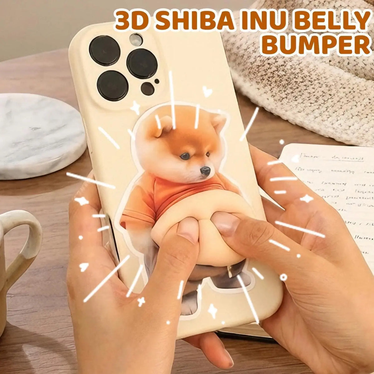 2/4pcs 3D Shiba Inu Stress Relief Magnets, Cute Magnets for Fridge, Soft Silicone Design, Universal Use, Waterproof, Decorative & Protective, Perfect for Home & Car