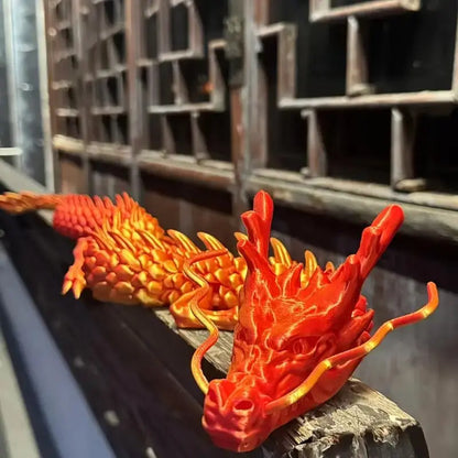 3D Printed Dragon Model, 1 Count Creative Desktop Decoration, Dragon Model Ornament, 3d printed fidget toys,Office Desktop Decoration, Perfect Holiday Gift Christmas,Decorations - Small ornaments and statues - Sculptures,sohochic