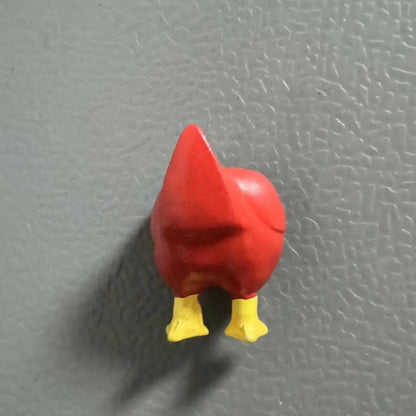 Chicken Butt Design Fridge Magnet, 1/3 Counts Creative Art Design Magnetic Sticker, Magnetic Item, Strong Magnet for Kitchen, Whiteboard, Storage Cabinet, Refrigerator, Decoration Higher End Fridge Magnets