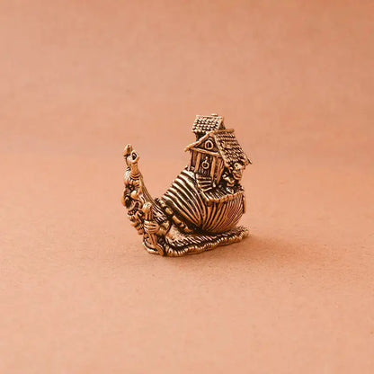 Cute Copper Snail Sculpture, Adorable Figurine, No Power Needed, Perfect Home Office Decoration, Unique Gift Idea, Collectible Room Decor, Decorative Sculptures, Sculpture Desk Decor, Home Decor Sculptures