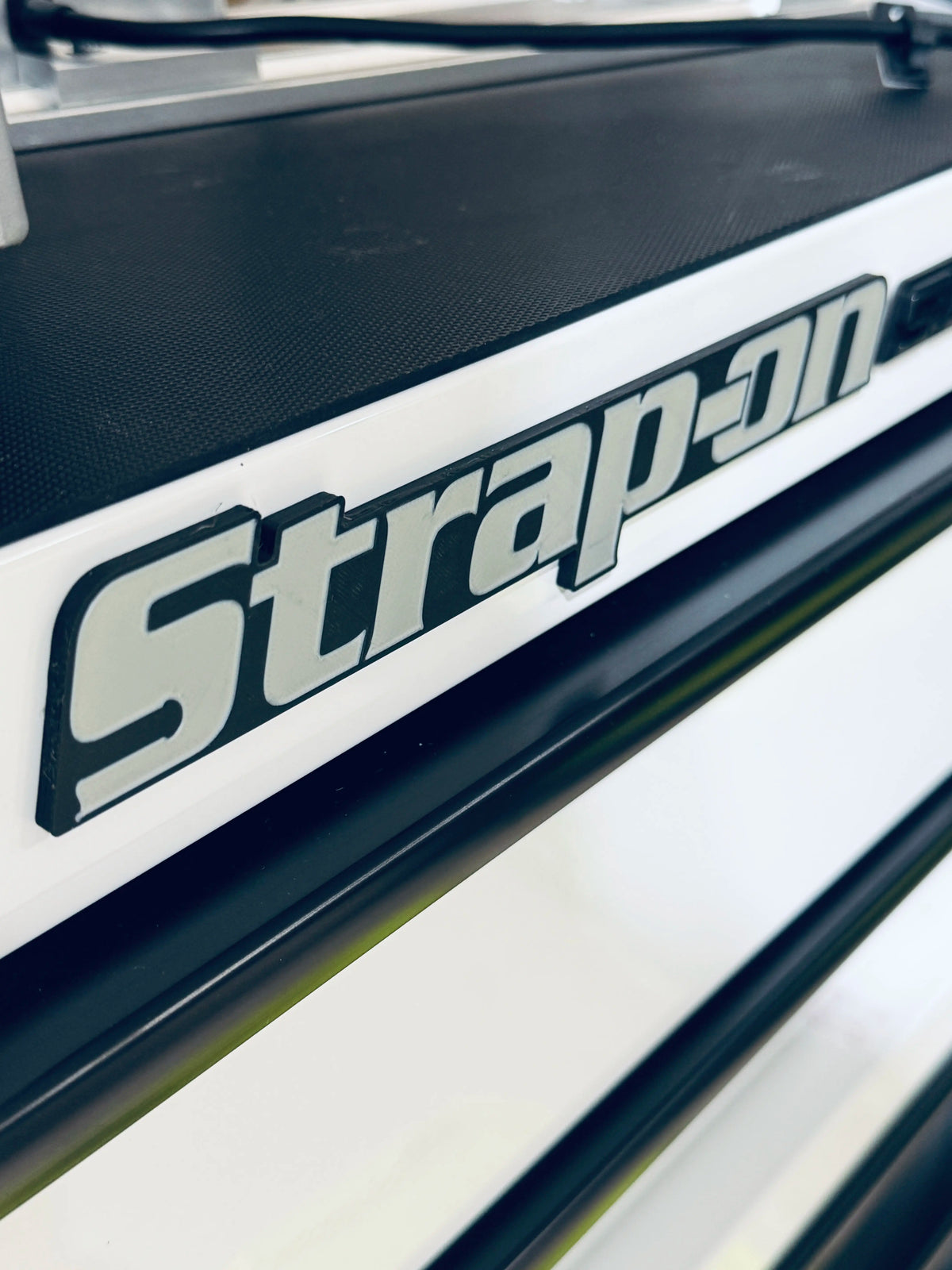ColKy Designs Removable Strapon Magnet Badge - Durable 3D Printed, Strong Hold on Steel Toolboxes, Metal Surface Fit, 225×41.5×3.5mm Toolbox Accessory, Tool Chest Organizer, Mechanic Gift