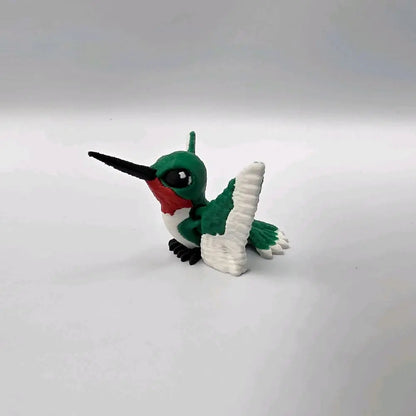 Hummingbirds - Realistic 3D Printed Articulating Mini Fidget Animals