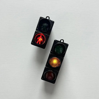 Magnetic Traffic Light Fridge Magnets - Plain Nylon Blend Pedestrian Toy Light, Creative Design, Strong Magnetic Hold, Sun Protective Sports & Outdoor Accessory, Magnets for Fridge
