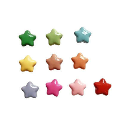 Star Shaped Refrigerator Magnet, 10pcs Mini Cute Fridge Magnet for Home Decor, Photo Message Note Holder, Kitchen Accessories-MM1