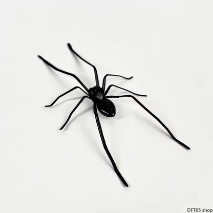 High-Quality Whimsical Spider-Shaped Synthetic Magnetic Decals - Removable, Flexible, Thin, Waterproof DIY Bag Accessory for Halloween Lovers, Cars, Refrigerators, with Durability and Longevity, Practical & Functional Luggage Bag Decoration,sohochic