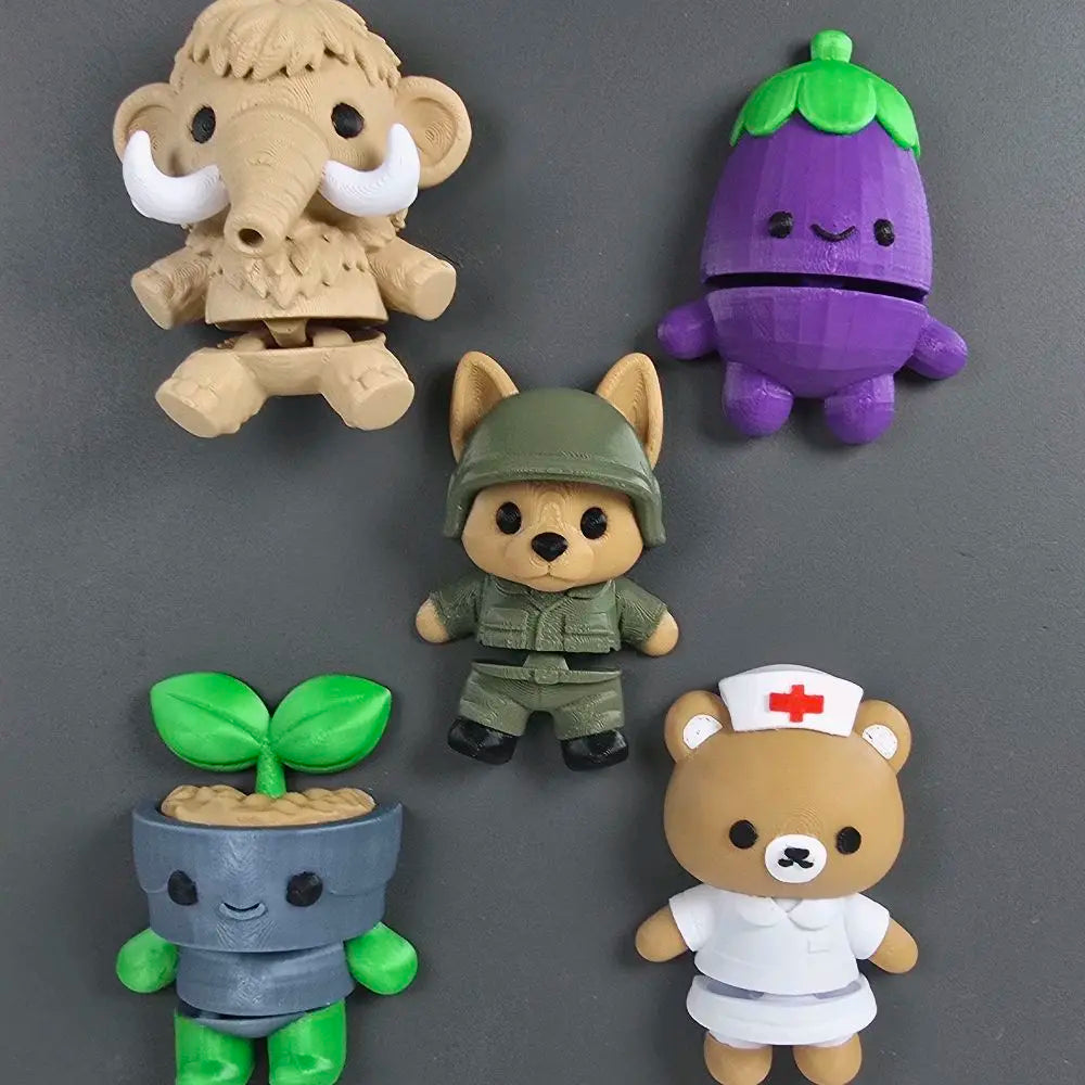 MagniMates Magnetic Collectible Figures | Snap-On Fridge & Desk Toys