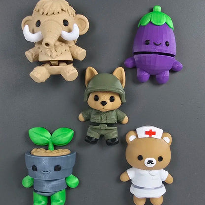 MagniMates Magnetic Collectible Figures | Snap-On Fridge & Desk Toys
