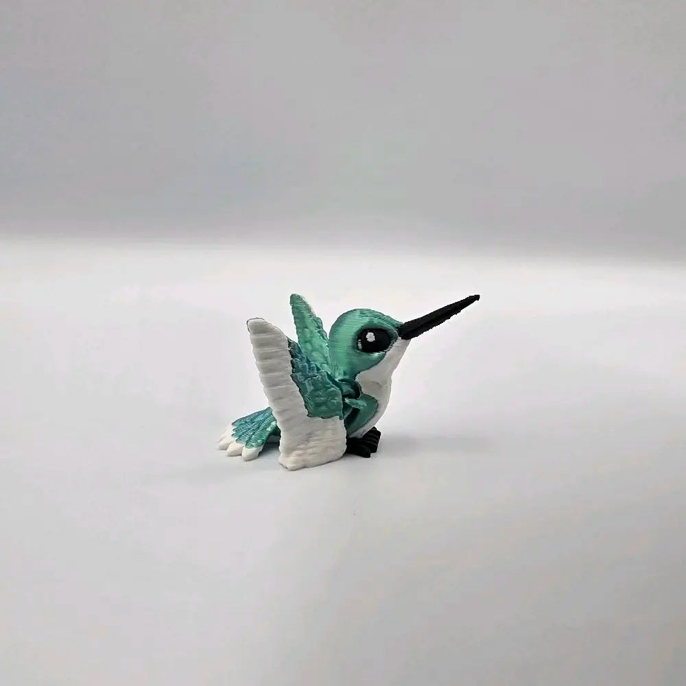 Hummingbirds - Realistic 3D Printed Articulating Mini Fidget Animals