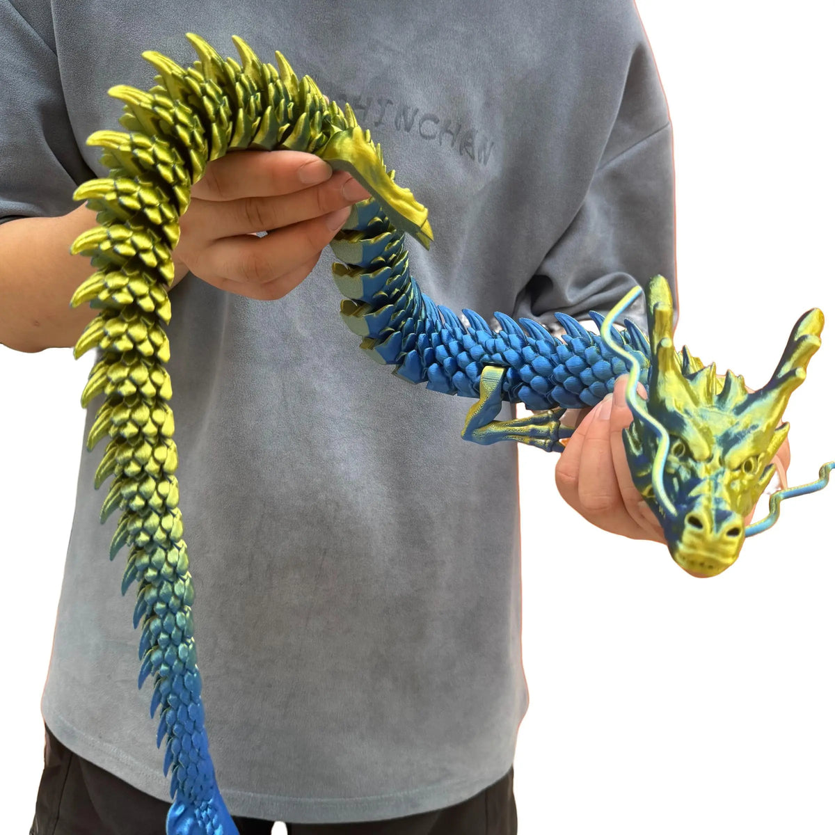 3D Printed Dragon Model, 1 Count Creative Desktop Decoration, Dragon Model Ornament, 3d printed fidget toys,Office Desktop Decoration, Perfect Holiday Gift Christmas,Decorations - Small ornaments and statues - Sculptures,sohochic
