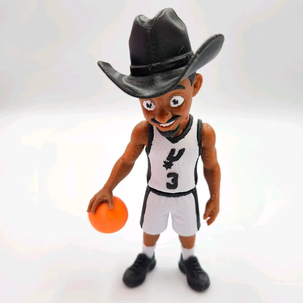 Basketball Chibi Flexi Magnet – Cowboy Hat Inspired #3