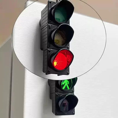 Magnetic Traffic Light Fridge Magnets - Plain Nylon Blend Pedestrian Toy Light, Creative Design, Strong Magnetic Hold, Sun Protective Sports & Outdoor Accessory, Magnets for Fridge