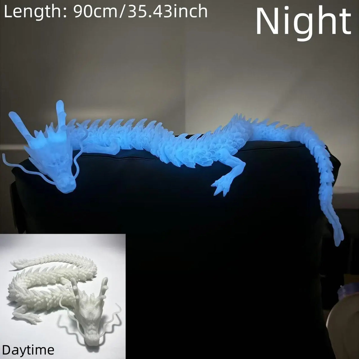 3D Printed Dragon Model, 1 Count Creative Desktop Decoration, Dragon Model Ornament, 3d printed fidget toys,Office Desktop Decoration, Perfect Holiday Gift Christmas,Decorations - Small ornaments and statues - Sculptures,sohochic