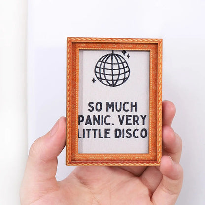 1PC Disco Ball Pattern Frame Refrigerator Decorating Magnet, Fridge Magnet, Decorative Prop, Home & Office Decoration, Perfect Holiday Gift